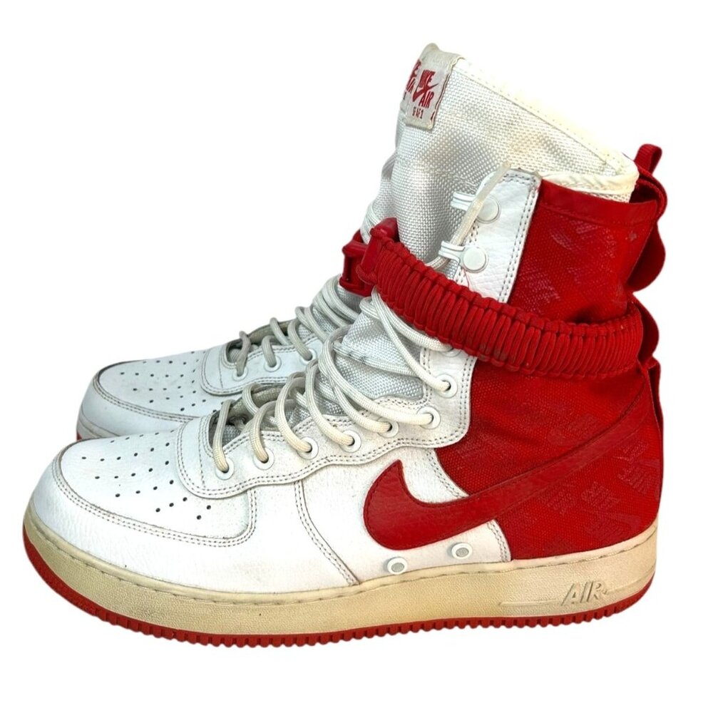 Nike Sf Air Force 1 High University Red 2018 - Picture 3 of 11